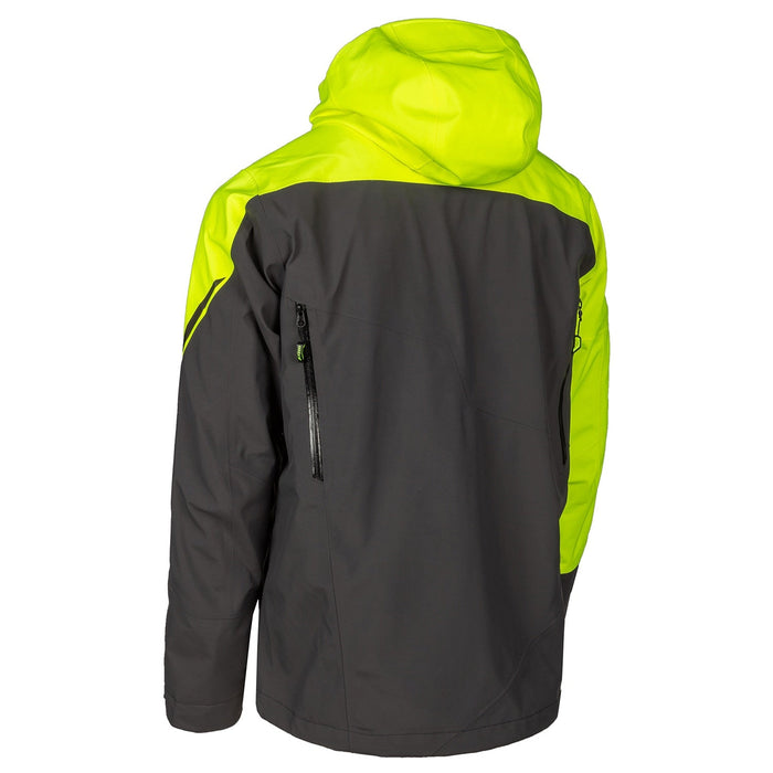 Klim Mens Storm Jacket - Non-Current - Asphalt - Hi-Vis, view 6