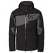 Klim Mens Storm Jacket - Black - Asphalt, front view
