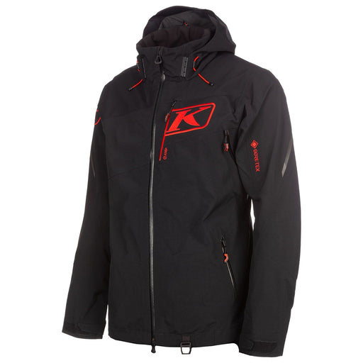 Klim Mens Storm Jacket - Non-Current - Black - Fiery Red, view 2
