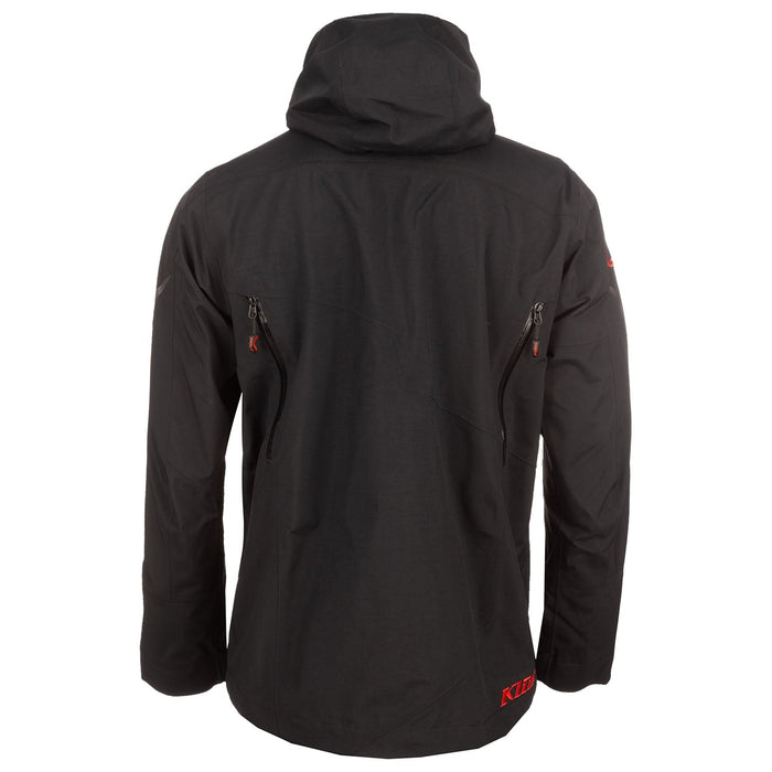 Klim Mens Storm Jacket - Non-Current - Black - Fiery Red, view 4