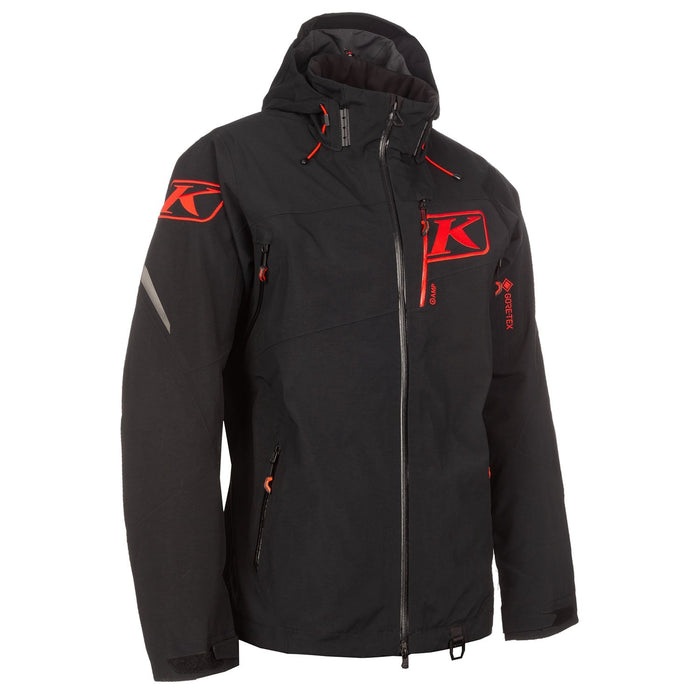 Klim Mens Storm Jacket - Non-Current - Black - Fiery Red, view 5