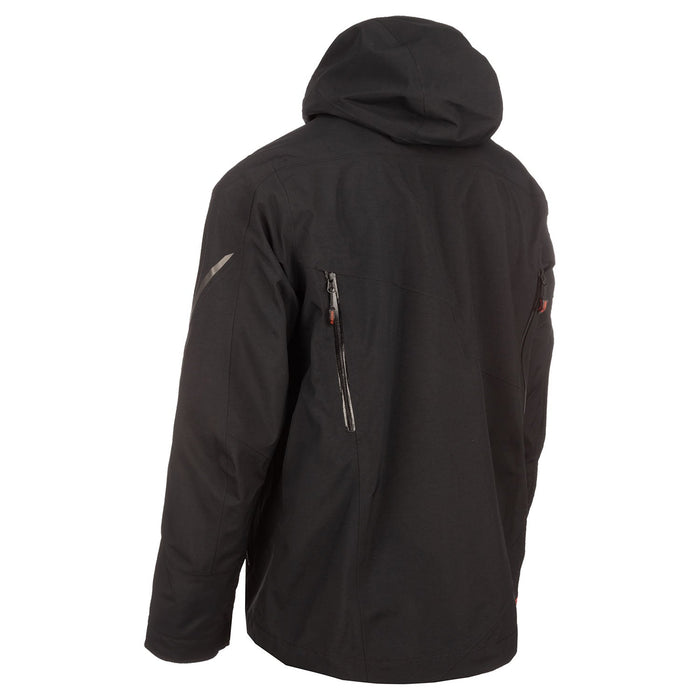 Klim Mens Storm Jacket - Non-Current - Black - Fiery Red, view 6