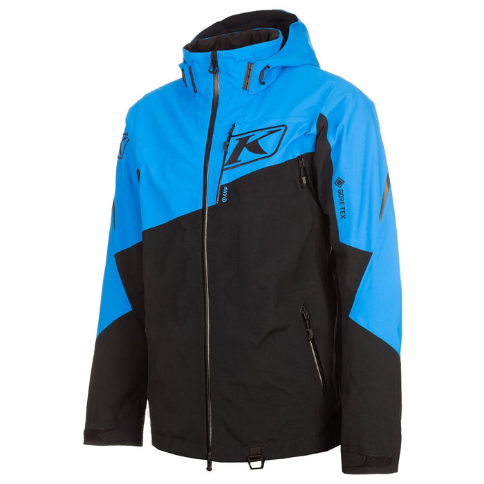 Klim Mens Storm Jacket - Electric Blue Lemonade - Black, view 2