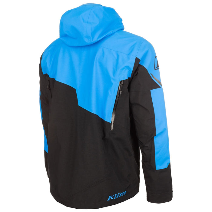 Klim Mens Storm Jacket - Electric Blue Lemonade - Black, view 3