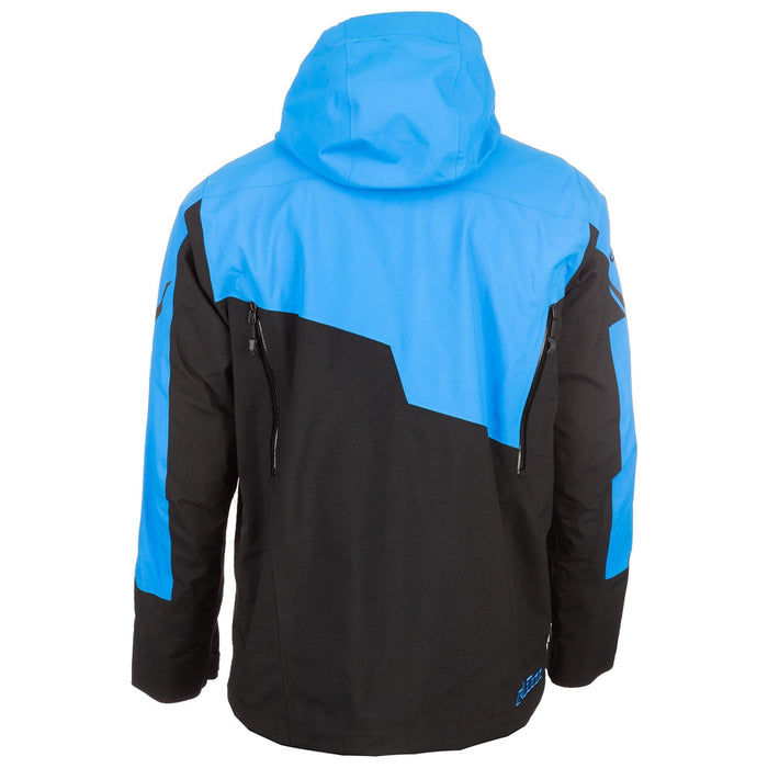Klim Mens Storm Jacket - Electric Blue Lemonade - Black, view 4