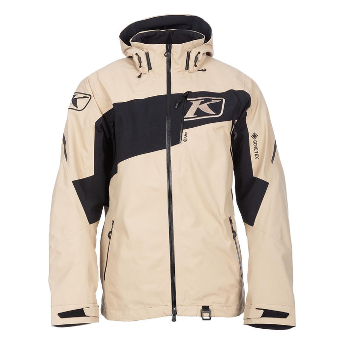 Klim Mens Storm Jacket - Montana Tan - Black, front view