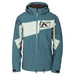 Klim Mens Storm Jacket - Non-Current - Petrol - Slate Gray, front view
