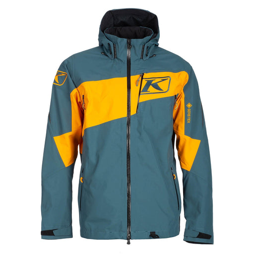 Klim Mens Storm Jacket - Petrol - Sunrise, front view