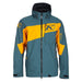 Klim Mens Storm Jacket - Petrol - Sunrise, front view