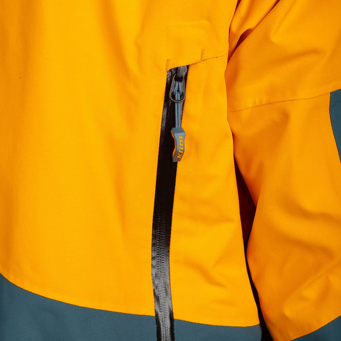 Klim Mens Storm Jacket - Petrol - Sunrise, view 6