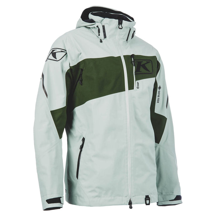 Klim Mens Storm Jacket - Non-Current - Slate Gray - Kombu Green, view 5