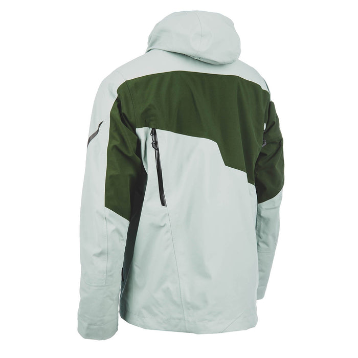 Klim Mens Storm Jacket - Non-Current - Slate Gray - Kombu Green, view 6