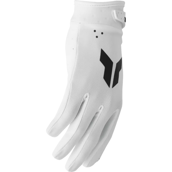 Thor Mens Launchmode Gloves - White - Front