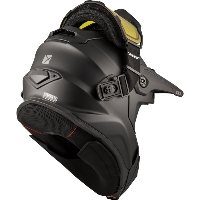 CKX Titan Original Solid Trail and Backcountry Helmet with 210° Goggles