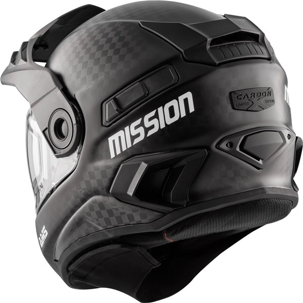 CKX Mission AMS Full-Face Carbon Fiber Helmet with Double Lens