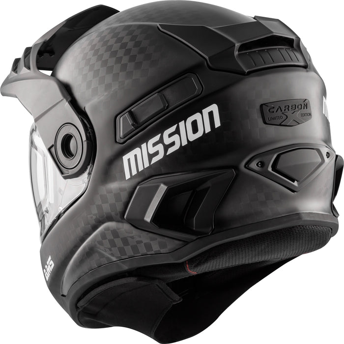 CKX Mission AMS Carbon Helmet with Double Shield