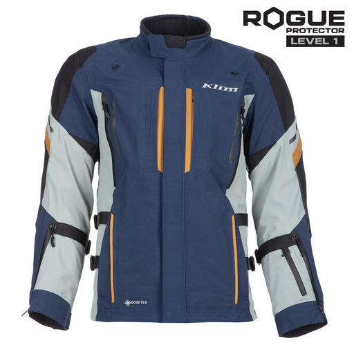 Klim Latitude Jacket - Dress Blues - Golden Brown