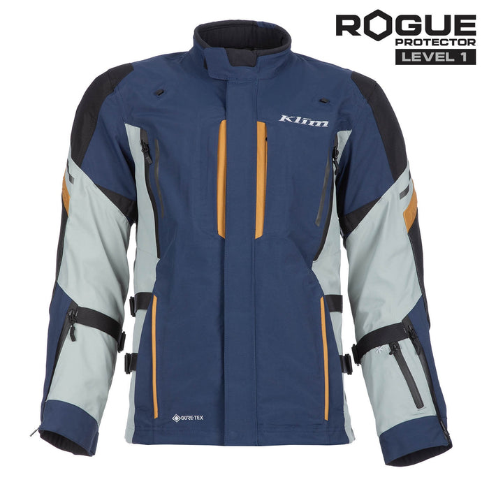 Klim Latitude Jacket - Dress Blues - Golden Brown