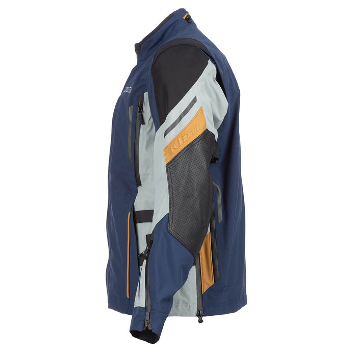 Klim Latitude Jacket - Dress Blues - Golden Brown