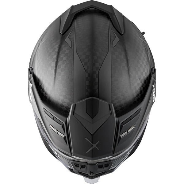 CKX Mission AMS Fury Full-Face Carbon Fiber Helmet with Electric Double Lens