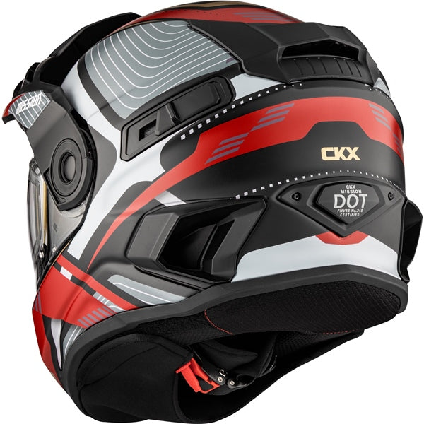 CKX Mission AMS Verve Full-Face Helmet with Electric Double Lens