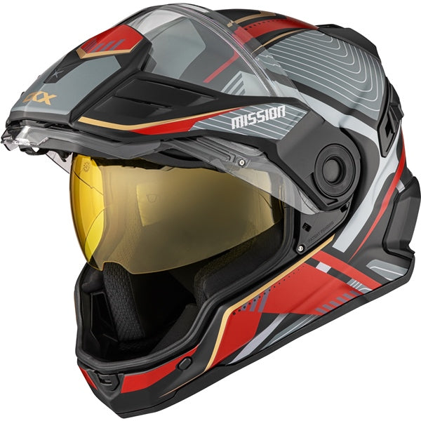 CKX Mission AMS Verve Full-Face Helmet with Double Lens
