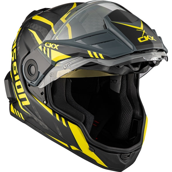 CKX Mission AMS Code Full-Face Carbon Fiber Helmet with Double Lens