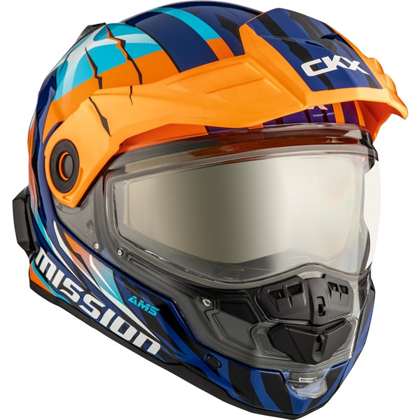 CKX Mission AMS Claw Full-Face Helmet with Electric Double Lens