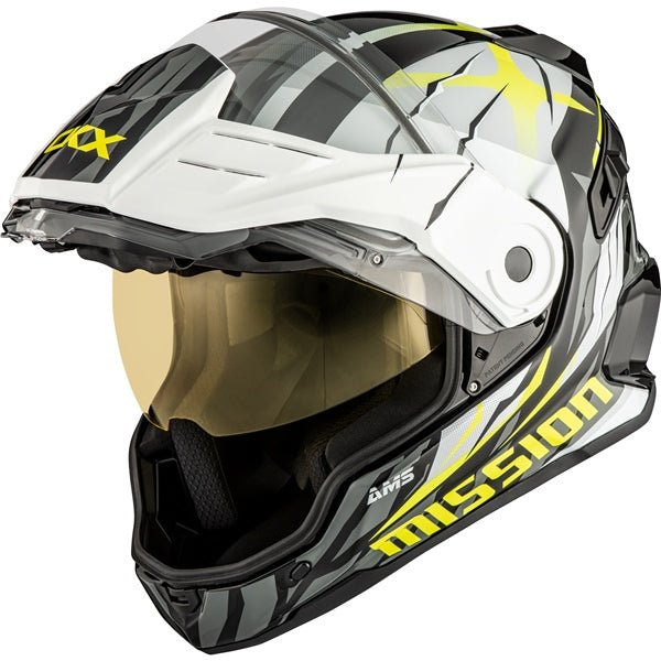CKX Mission AMS Claw Full-Face Helmet with Double Lens