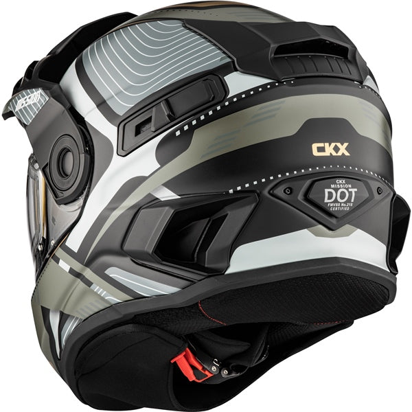 CKX Mission AMS Verve Full-Face Helmet with Electric Double Lens