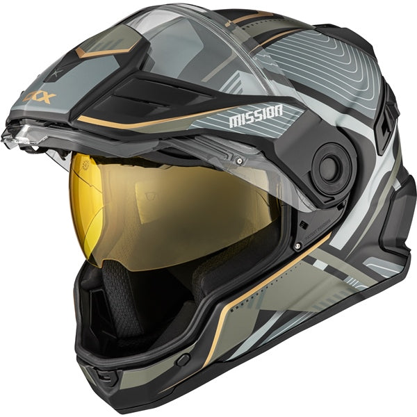 CKX Mission AMS Verve Full-Face Helmet with Electric Double Lens