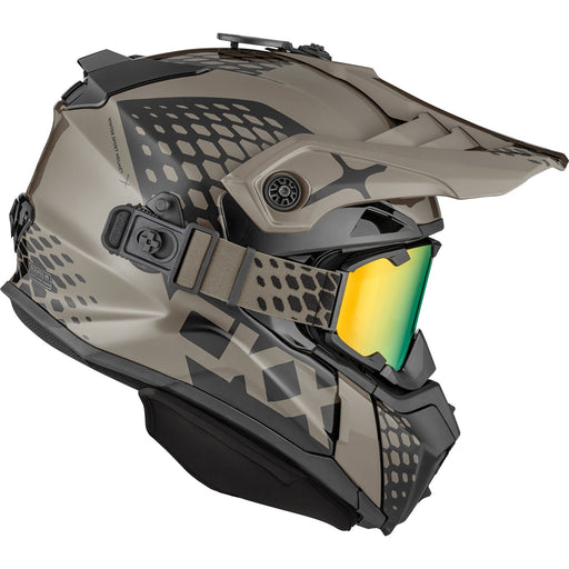 CKX Titan Viper Original Trail and Backcountry Helmet with 210° Goggles