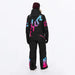 FXR Womens Cold Cross CX Lite Monosuit 2027 - Black/Razz-Blue Fade, view 2