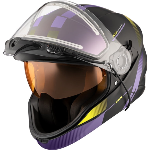 CKX Contact Edge Full-Face Helmet with Electric Double Lens