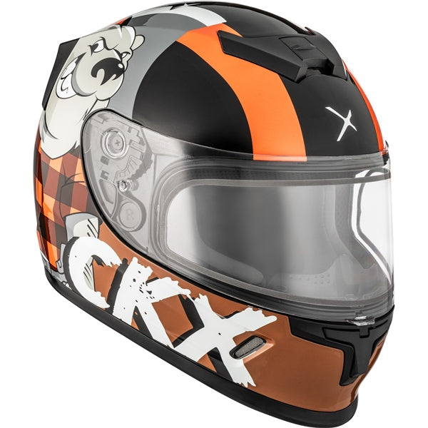 CKX Youth RR24Y Lumberjack Helmet with Double Lens