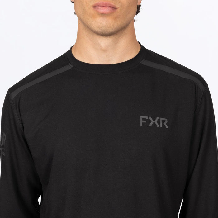 FXR Mens Surge Bamboo Longsleeve - Black, view 4
