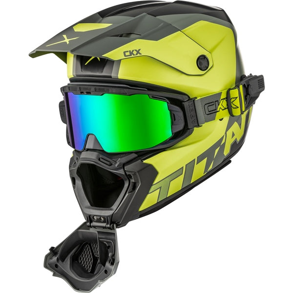 CKX Titan AMS Nunavut Helmet with Double Lens Magnetic Apex Goggle