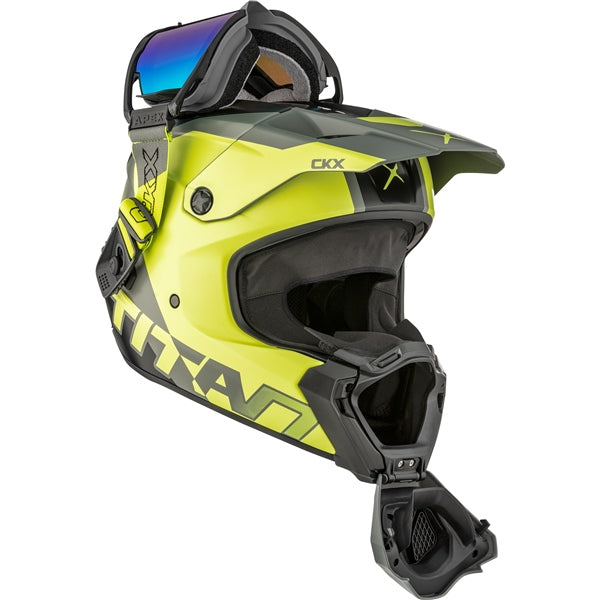 CKX Titan AMS Nunavut Helmet with Double Lens Magnetic Apex Goggle