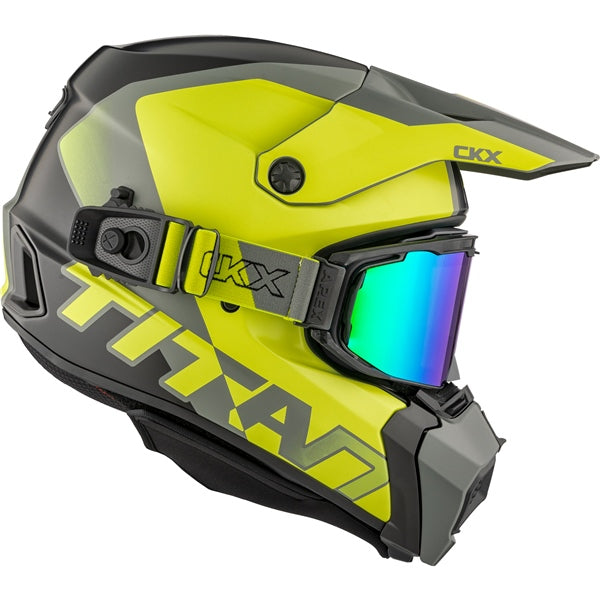 CKX Titan AMS Nunavut Helmet with Double Lens Magnetic Apex Goggle