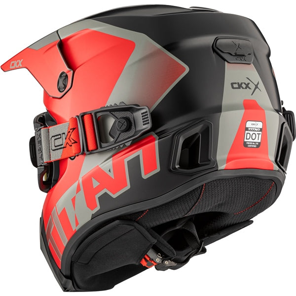 CKX Titan AMS Nunavut Helmet with Double Lens Magnetic Apex Goggle