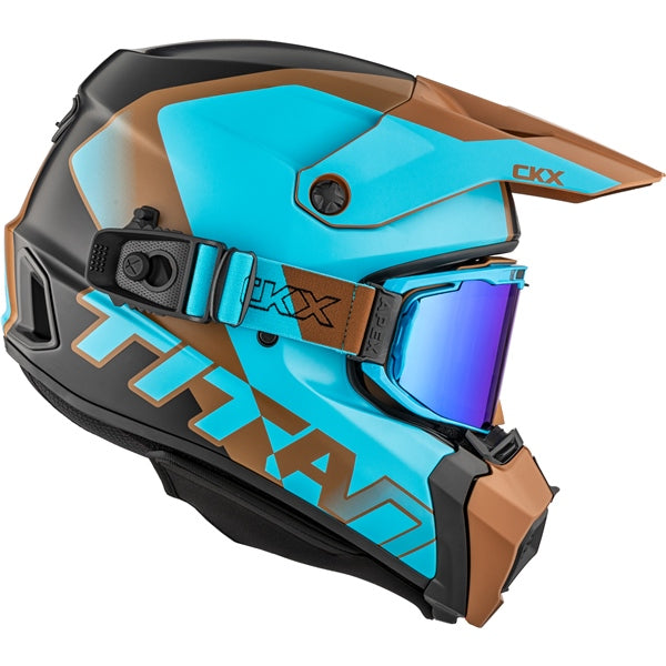 CKX Titan AMS Nunavut Helmet with Double Lens Magnetic Apex Goggle