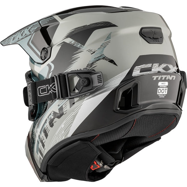 CKX Titan AMS Concordia Helmet with Double Lens Magnetic Apex Goggle