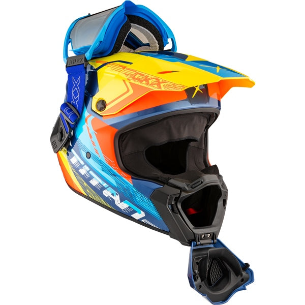 CKX Titan AMS Concordia Helmet with Double Lens Magnetic Apex Goggle