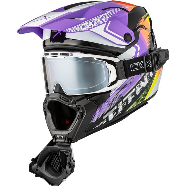 CKX Titan AMS Concordia Helmet with Double Lens Magnetic Apex Goggle
