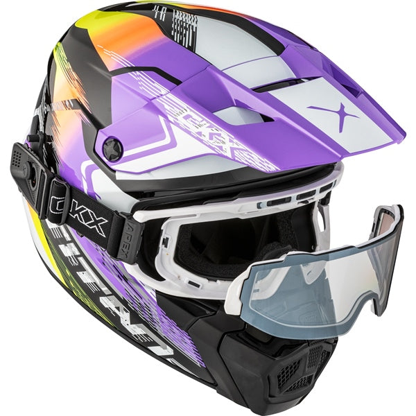 CKX Titan AMS Concordia Helmet with Double Lens Magnetic Apex Goggle