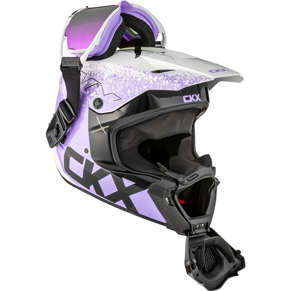 CKX Titan AMS Vaneer Helmet with Double Lens Magnetic Apex Goggle