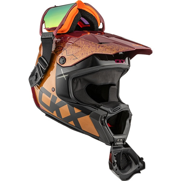 CKX Titan AMS Vaneer Helmet with Double Lens Magnetic Apex Goggle