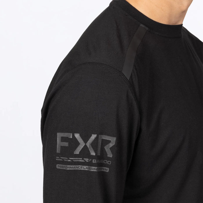 FXR Mens Surge Bamboo Longsleeve - Black, view 5