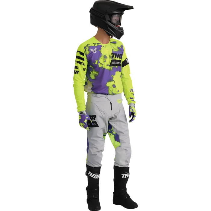 Thor Mens Launchmode Gloves - Gray/Acid - Other