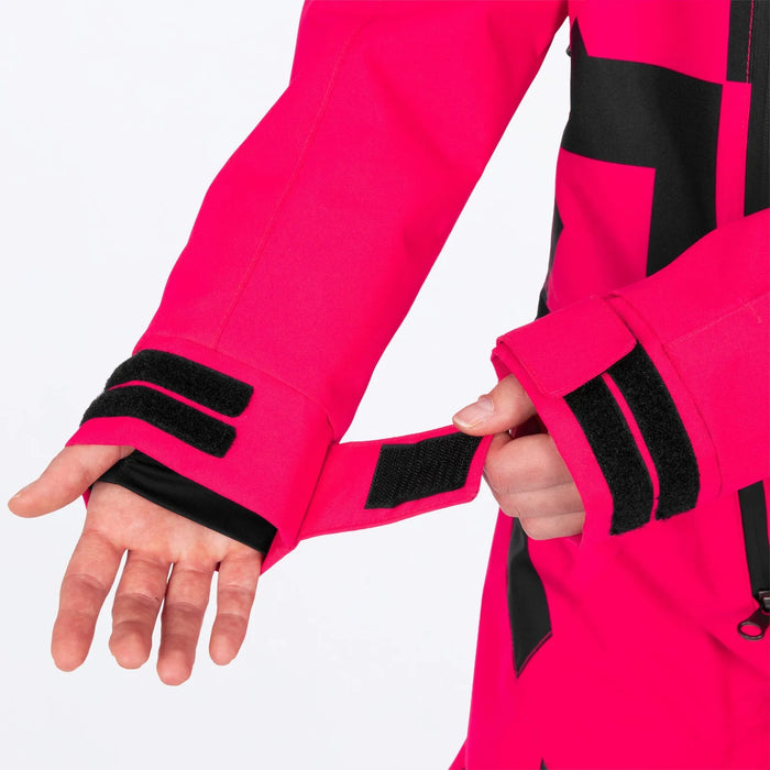 FXR Womens Cold Cross CX F.A.S.T. Monosuit - Razz, view 6